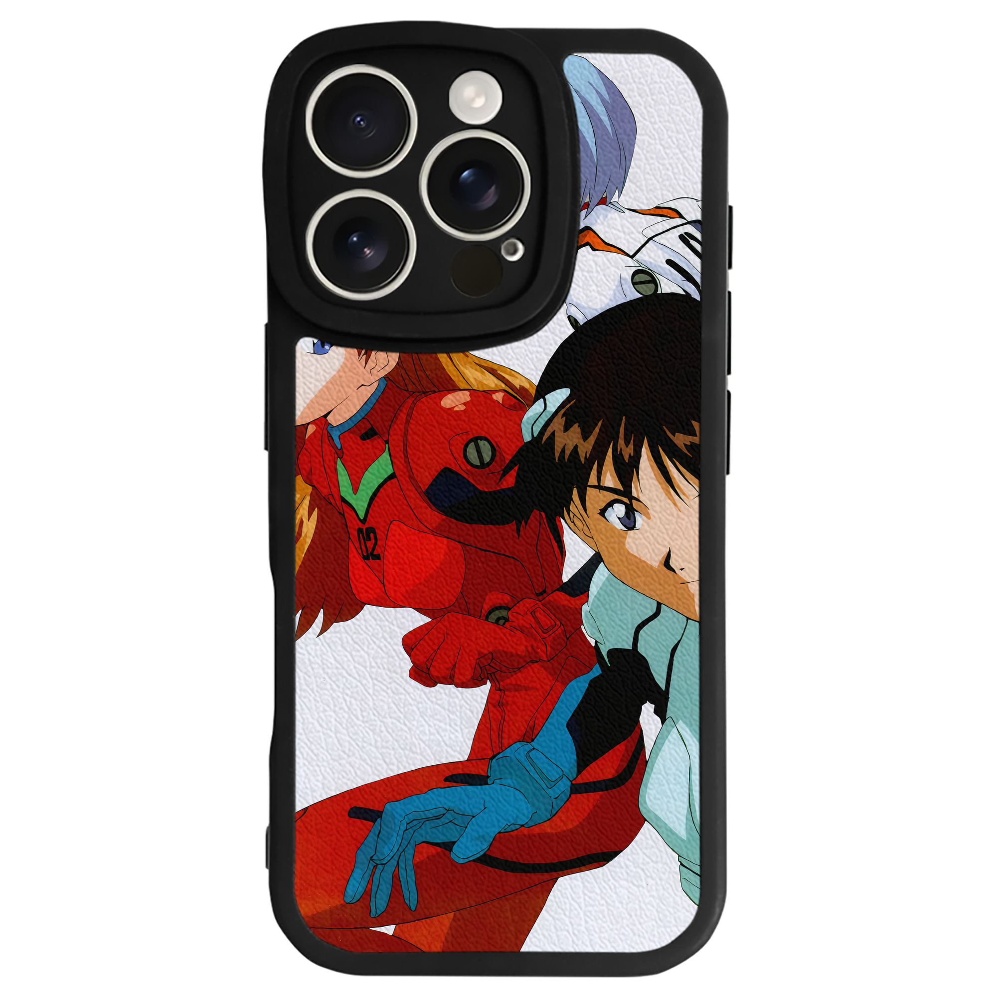（画像用） EVA 新世紀エヴァンゲリオン 【iPhone 16シリーズ対応】シリコンスマホケース（レザー調） 材質：シリコン